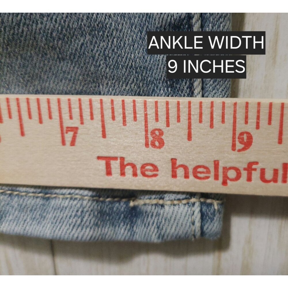 Judy Blue Womens Wide Leg Button-Fly Light Wash Denim Jeans Size 5/27 - Picture 6 of 12